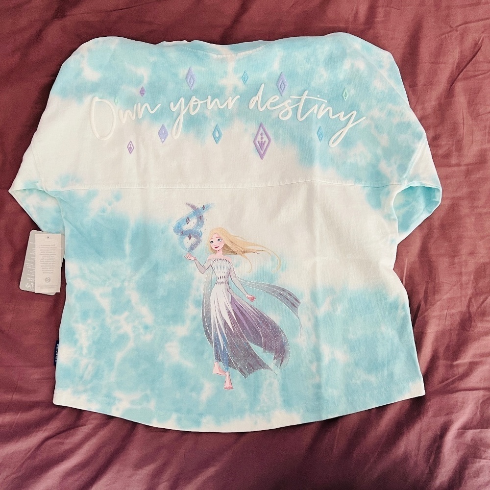 Disney - Frozen Elsa Tie-Dye Spirit Jersey, Girls Size XL/14, New with Tags